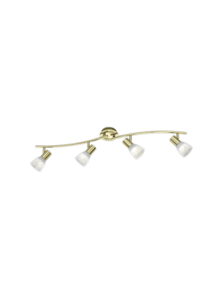 Trio Levisto – Spot 4 lumières LED E14, ambiance chaleureuse et élégante