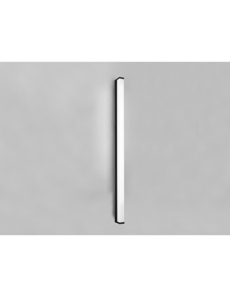 Applique salle de bains Led IP44 20W 2500lm 3000K noire mate – Trio - Fabio