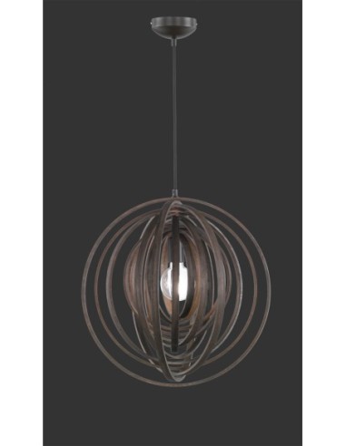 Trio Boolan – Luminaire E27 au style rustique ou moderne, parfait pour ambiances naturelles