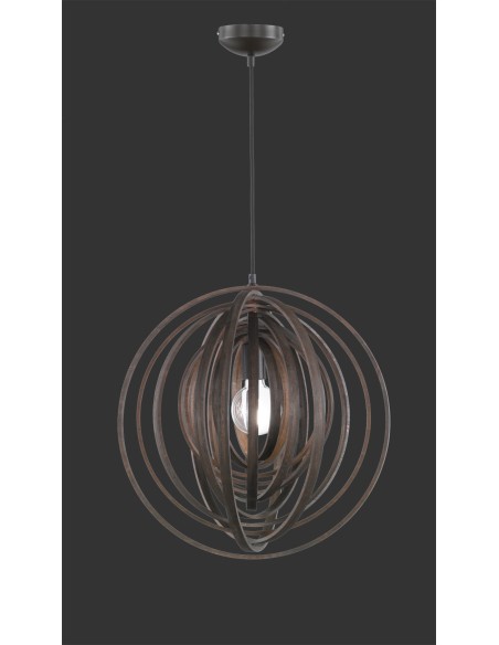 Trio Boolan – Luminaire E27 au style rustique ou moderne, parfait pour ambiances naturelles