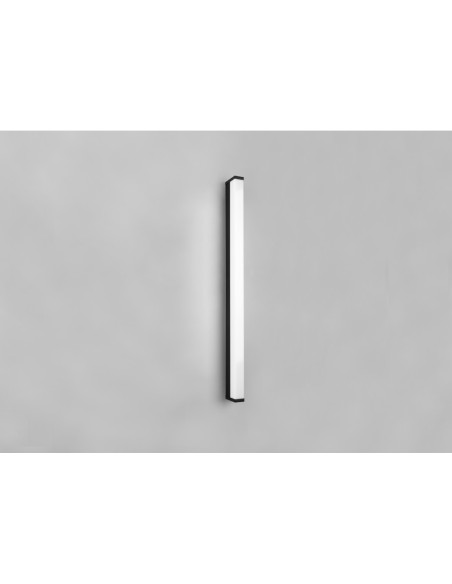 Applique murale Led étanche 3000K, 1400 l. noir mat – Trio - Fabio