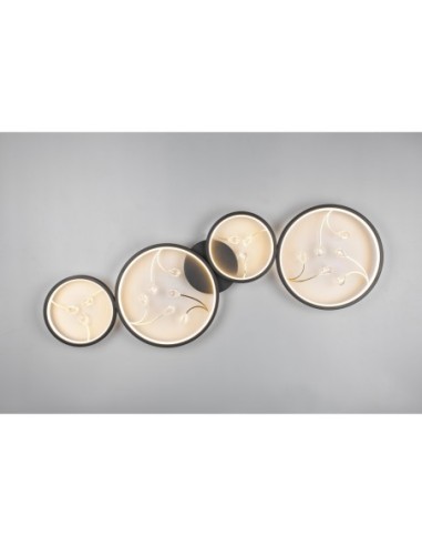 Trio Groovy – Luminaire moderne au design géométrique, idéal salon, chambre et bureau