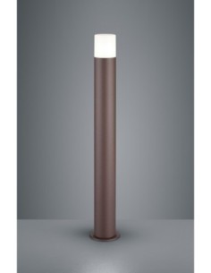 Trio Hoosic – Borne extérieure 80 cm en fonte d’aluminium et plastique blanc 2