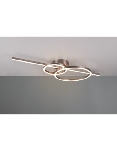 Trio Montilla – Luminaire moderne 6300 lm, formes géométriques et fonctions avancées