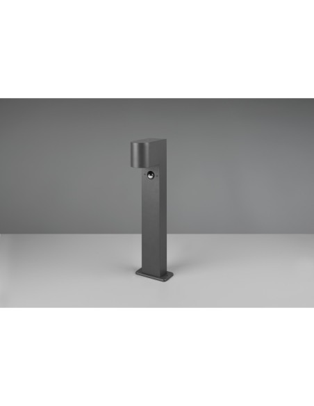 Potelet extérieur GU10 IP44 fonte d’aluminium anthracite – Trio – Roya