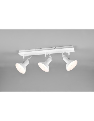 Trio Roxie – Plafonnier à 3 spots mobiles, idéal pour cuisines et petites pièces