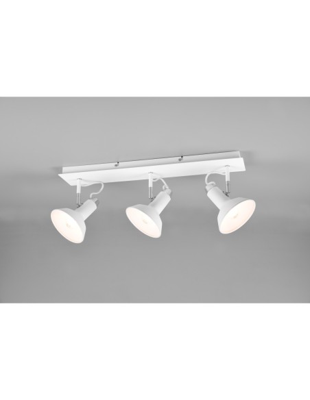 Trio Roxie – Plafonnier à 3 spots mobiles, idéal pour cuisines et petites pièces