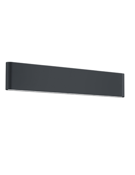 Trio Thames II – Applique murale extérieure LED 2x8W 3000K, anthracite, éclairage puissant