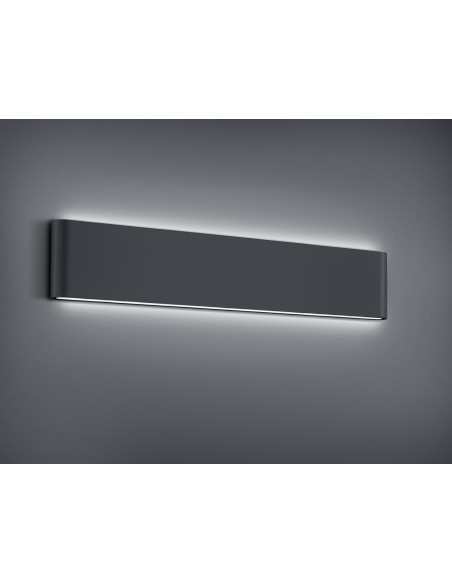 Trio Thames II – Luminaire mural extérieur LED, lumière chaude 1600 lm, design moderne