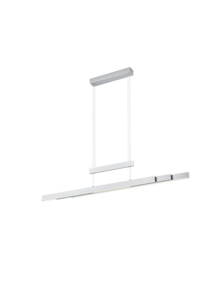 Trio Trajan – Suspension LED 45W dimmable, design nickel mat élégant