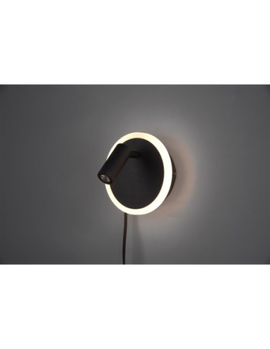 Trio Jordan – Applique murale élégante 15 cm, lumière indirecte et lecture, économie d’énergie