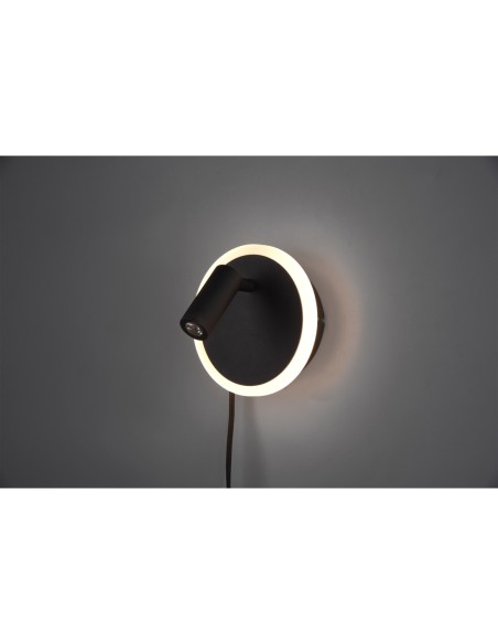 Trio Jordan – Applique murale élégante 15 cm, lumière indirecte et lecture, économie d’énergie