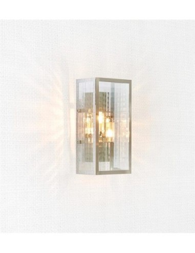 Applique murale étanche métal et verre martelé - Markslöjd - Fulham Leluminaireled.com