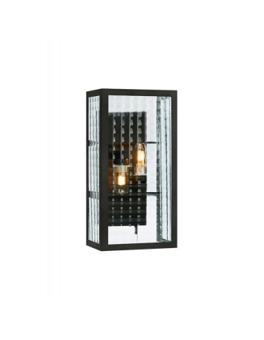 Applique murale étanche métal et verre martelé - Markslöjd - Fulham Leluminaireled.com