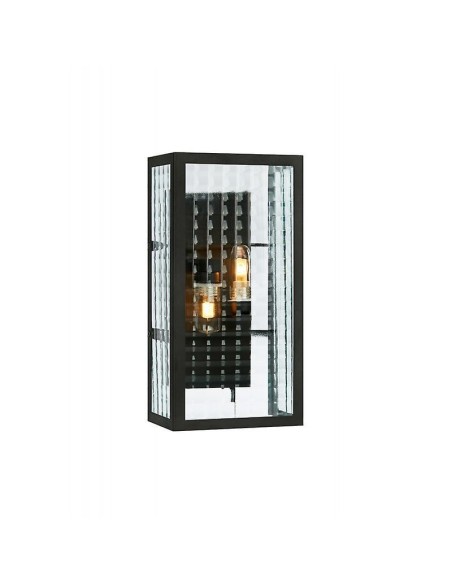 Applique murale étanche métal et verre martelé - Markslöjd - Fulham Leluminaireled.com