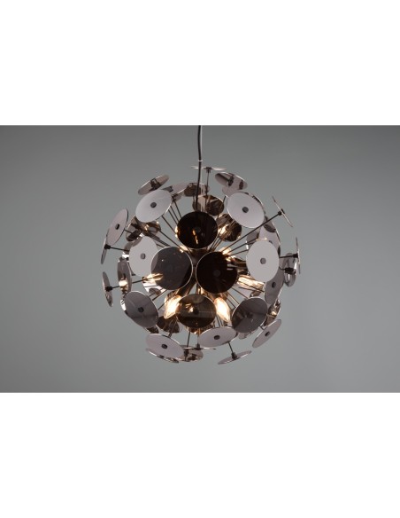 TRIO Discalgo – Suspension décorative 6xE14, max. 40W par ampoule, style moderne créatif
