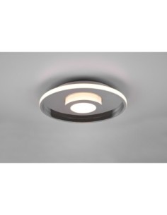 TRIO Ascari – Plafonnier LED 35W, 4100 lm, 3000K, variateur SWITCH, design chromé moderne, IP44 2
