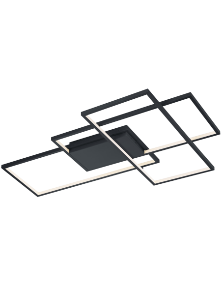 TRIO Thiago – Plafonnier LED connecté WiZ 39W, 16 millions de couleurs, 3000-6000K