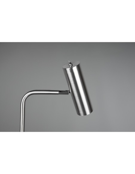 TRIO Marley – Lampadaire élégant et discret pour salon ou couloir, corps métal nickel mat