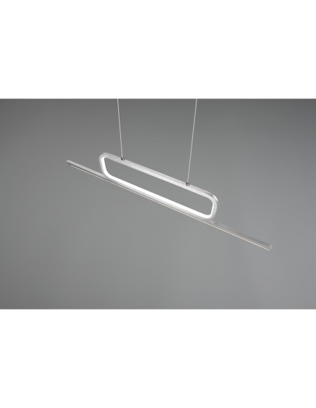 Suspension Led 38W 3000K aluminium brossé avec variateur – Trio - Aick