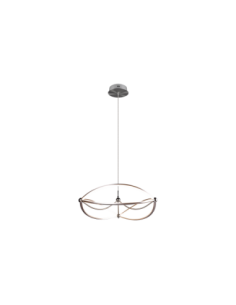 TRIO Charivari – Suspension LED 42W avec variateur SWITCH intégré, lumière chaude 3000K, 5600 lm