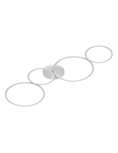 TRIO Rondo – Plafonnier LED 37W avec variateur intégré, lumière fixe 3000K, 4800 lm