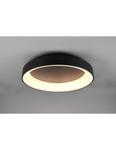 TRIO Girona – Plafonnier LED 48W avec télécommande, lumière réglable 2700–6000K, 5600 lm 2
