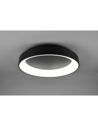 TRIO Girona – Luminaire rond moderne avec lumière modulable et télécommande intégrée
