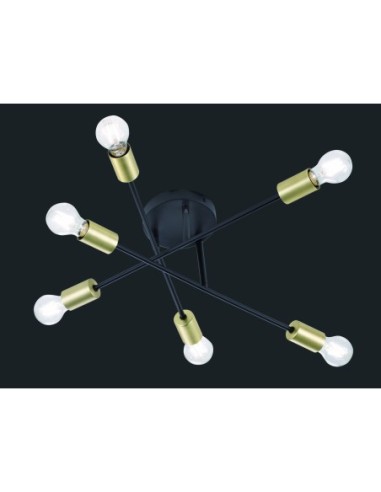 TRIO Cross – Structure métallique moderne, idéal pour grands espaces et ampoules filament LED