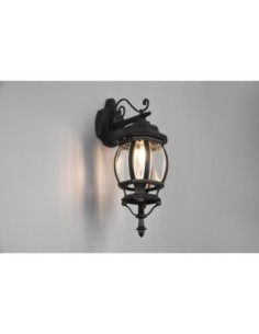 TRIO, Applique, Elvo 1xE27, max.60,0 W Corps Fonte daluminium, noir mat L 18,0c | Trio 2
