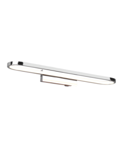 TRIO Gianni – Applique LED 22W IP44, lumière chaude 3000K, 2700 lm, design ovale chromé