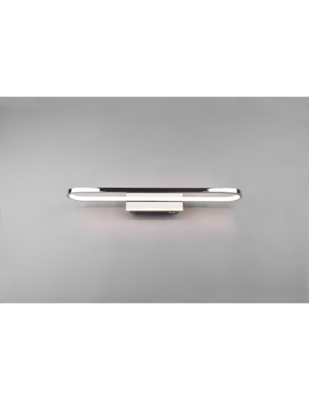 Applique murale salle de bain LED 2700lm IP44 chrome – Trio - Gianni