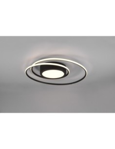Trio Yava – Plafonnier LED 56W avec télécommande, lumière réglable 2700-6000K, 6800 lm 2
