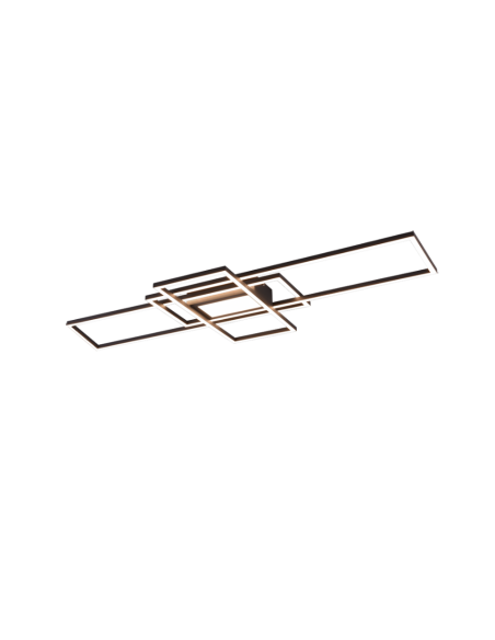 Trio Irvine – Plafonnier LED 60W avec télécommande, lumière réglable de 3000 à 6500K