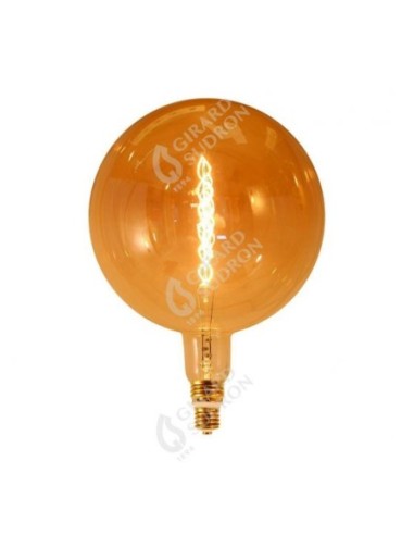 Ampoule Led géante  à filament Twisted Globe E40 G380 - Girard-Sudron Leluminaireled.com