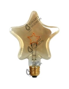 Ampoule décorative Led à filament E27 Etoile ambrée - Girard-Sudron Leluminaireled.com 2