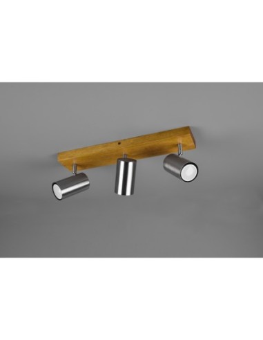 Trio Marley – Luminaire élégant en bois et métal, alliant fonctionnalité et style contemporain