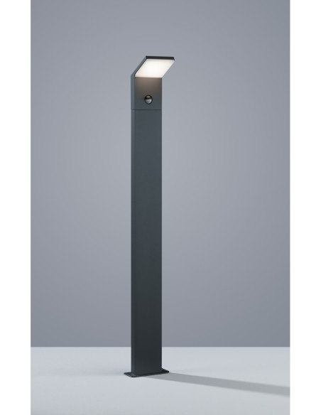 Trio Pearl – Luminaire d’allée anthracite, IP54, éclairage performant et économe en énergie