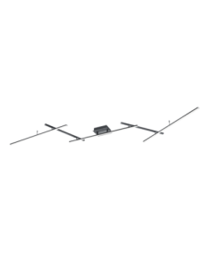 Trio ARVIN – Plafonnier LED 22W avec couleurs RVB, télécommande et lumière réglable