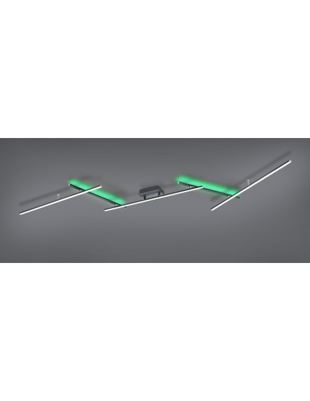 Trio ARVIN – Plafonnier design LED dimmable 2600 lm, variation de température de couleur 2700–6500K