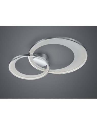 Trio GRANADA – Plafonnier contemporain LED intégré, lumière chaude 3000K, gradation 3 niveaux