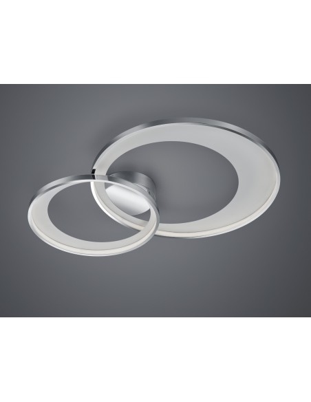 Trio GRANADA – Plafonnier contemporain LED intégré, lumière chaude 3000K, gradation 3 niveaux