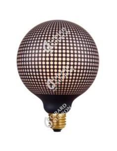 Ampoule décorative Led dimmable forme globe  E27  motifs pointillés - Girard-Sudron Leluminaireled.com 2