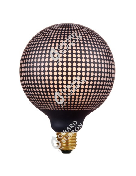 Ampoule décorative Led dimmable forme globe  E27  motifs pointillés - Girard-Sudron Leluminaireled.com