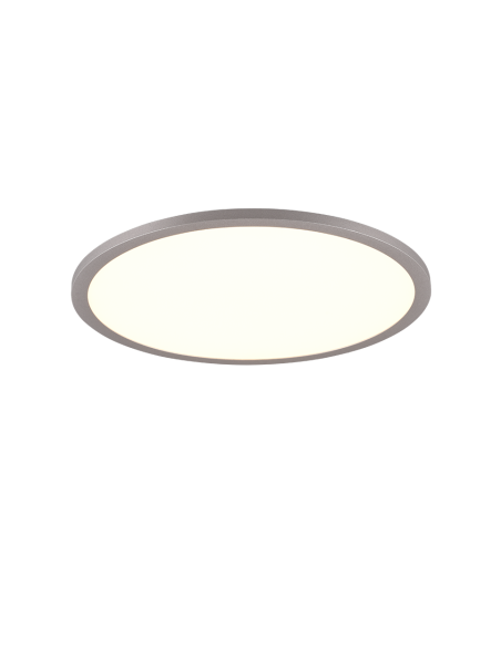 Trio YUMA – Plafonnier LED 20W titane, lumière réglable 3000-6500K avec télécommande