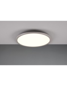 Trio YUMA – Plafonnier LED 20W titane, lumière réglable 3000-6500K avec télécommande 2