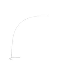 Trio Shanghai – Lampadaire LED minimaliste blanc avec variateur à pied, 18W, 2000lm