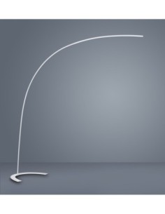 Trio Shanghai – Lampadaire LED minimaliste blanc avec variateur à pied, 18W, 2000lm 2