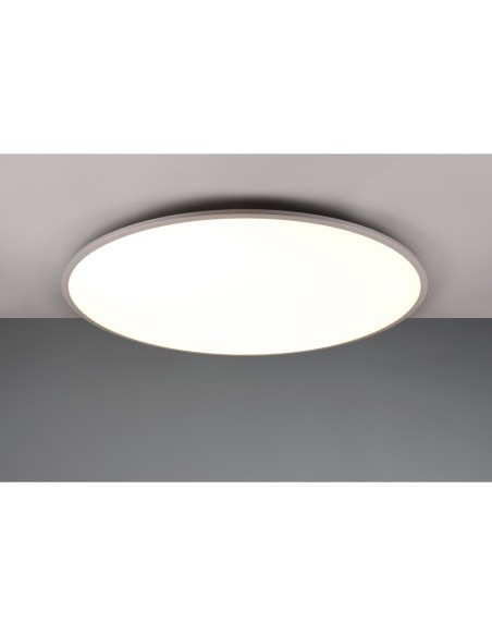Trio Yuma – Luminaire de plafond design titane avec variation de température et minuterie