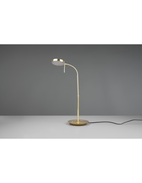 Trio Monza – Lampe design minimaliste en laiton mat, éclairage LED performant et économique